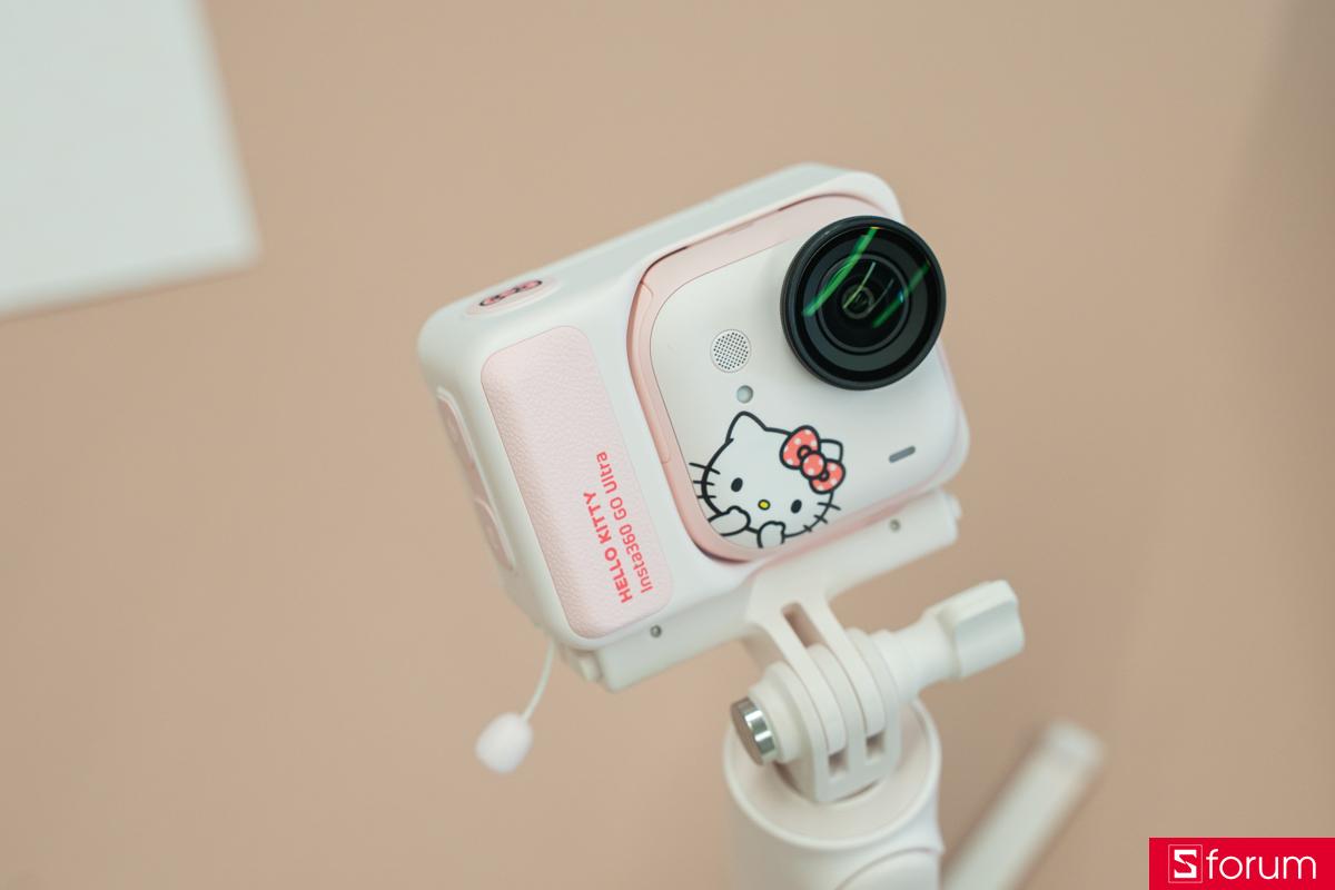 Thiết kế và ngoại hình của Insta360 Go Ultra phiên bản Hello Kitty