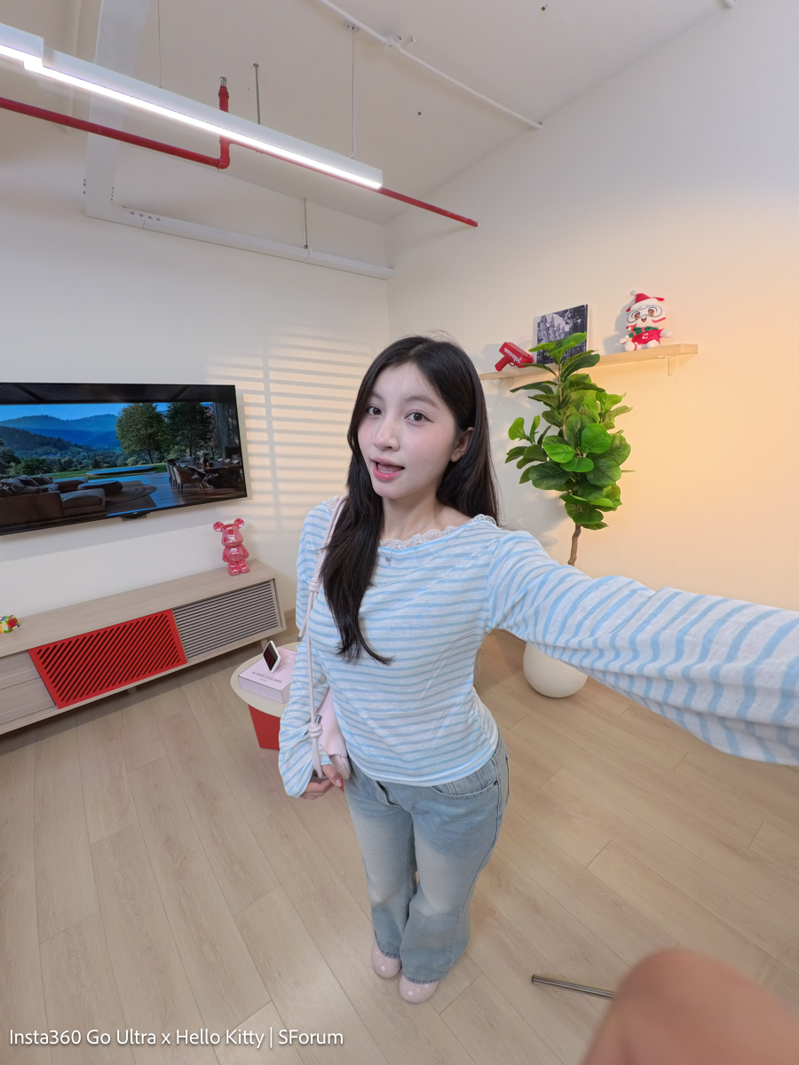 Ảnh chụp từ Insta360 Go Ultra phiên bản Hello Kitty