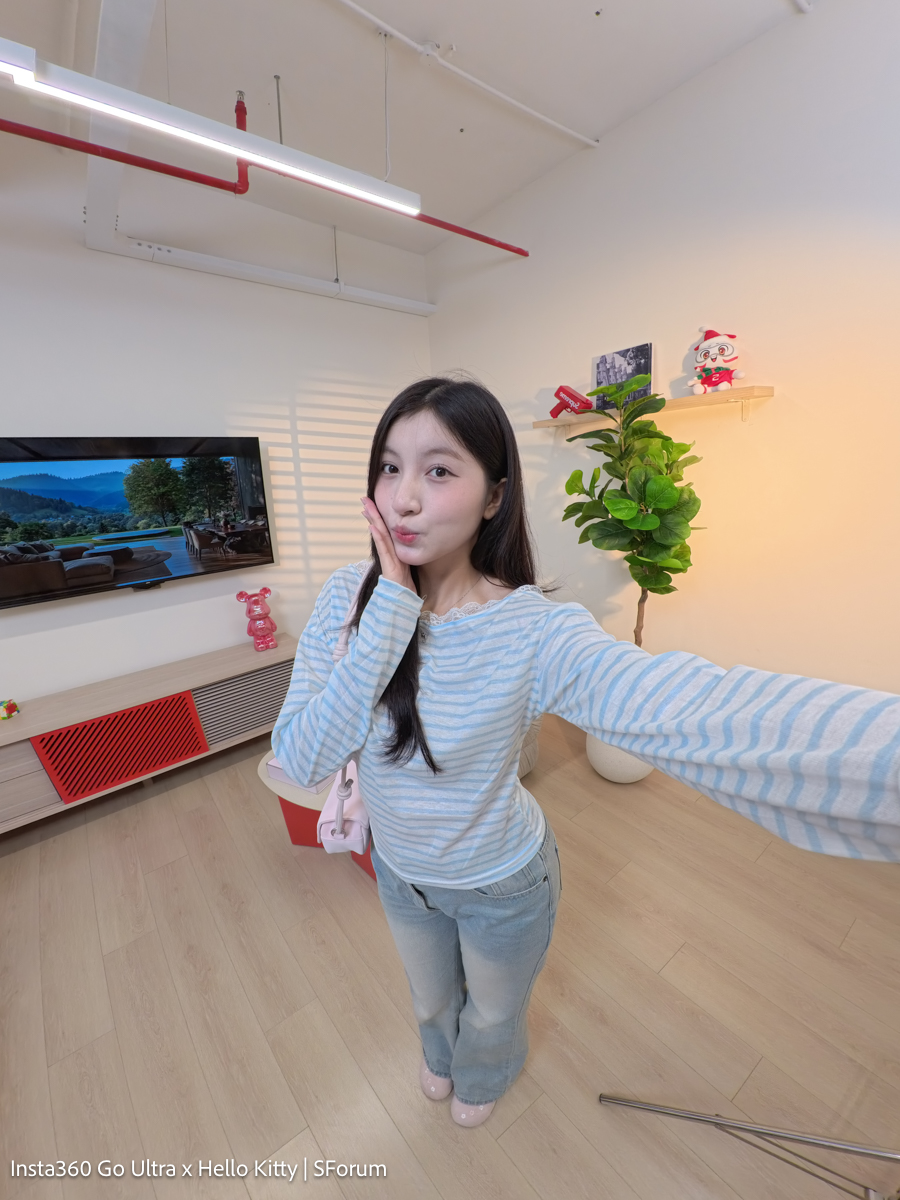 Ảnh chụp từ Insta360 Go Ultra phiên bản Hello Kitty