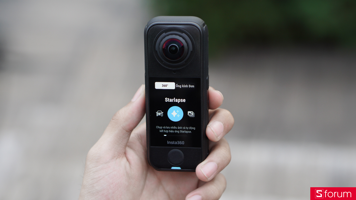 Tính năng quay Starlight trên Insta360 X4 Air