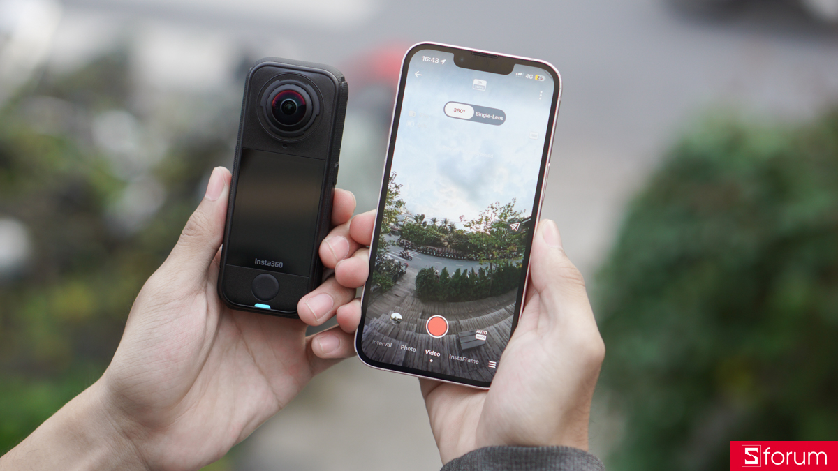 ới app Insta360 trên điện thoại và Insta360 Studio trên PC, người dùng có thể dễ dàng thao tác và edit source video ngay trên app với các thao tác cực kì đơn giản và dễ tiếp cận.