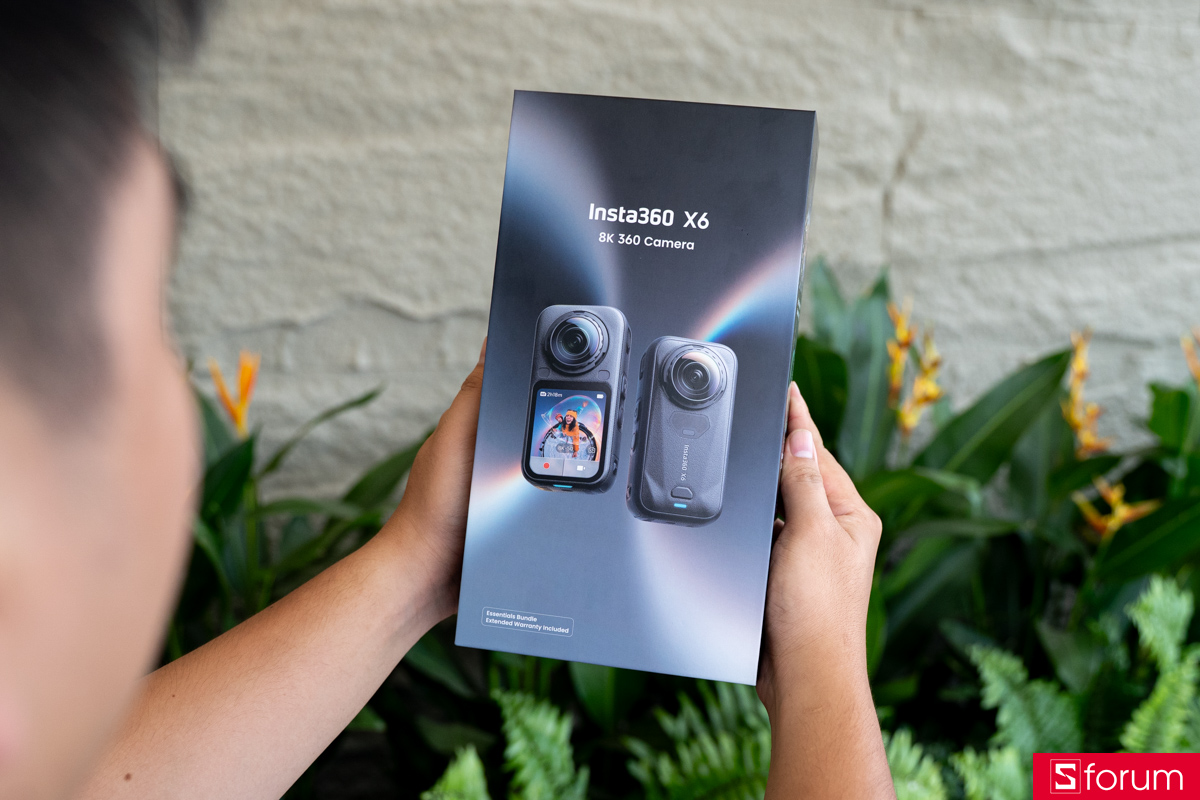 Mở hộp và phụ kiện của Insta360 X6