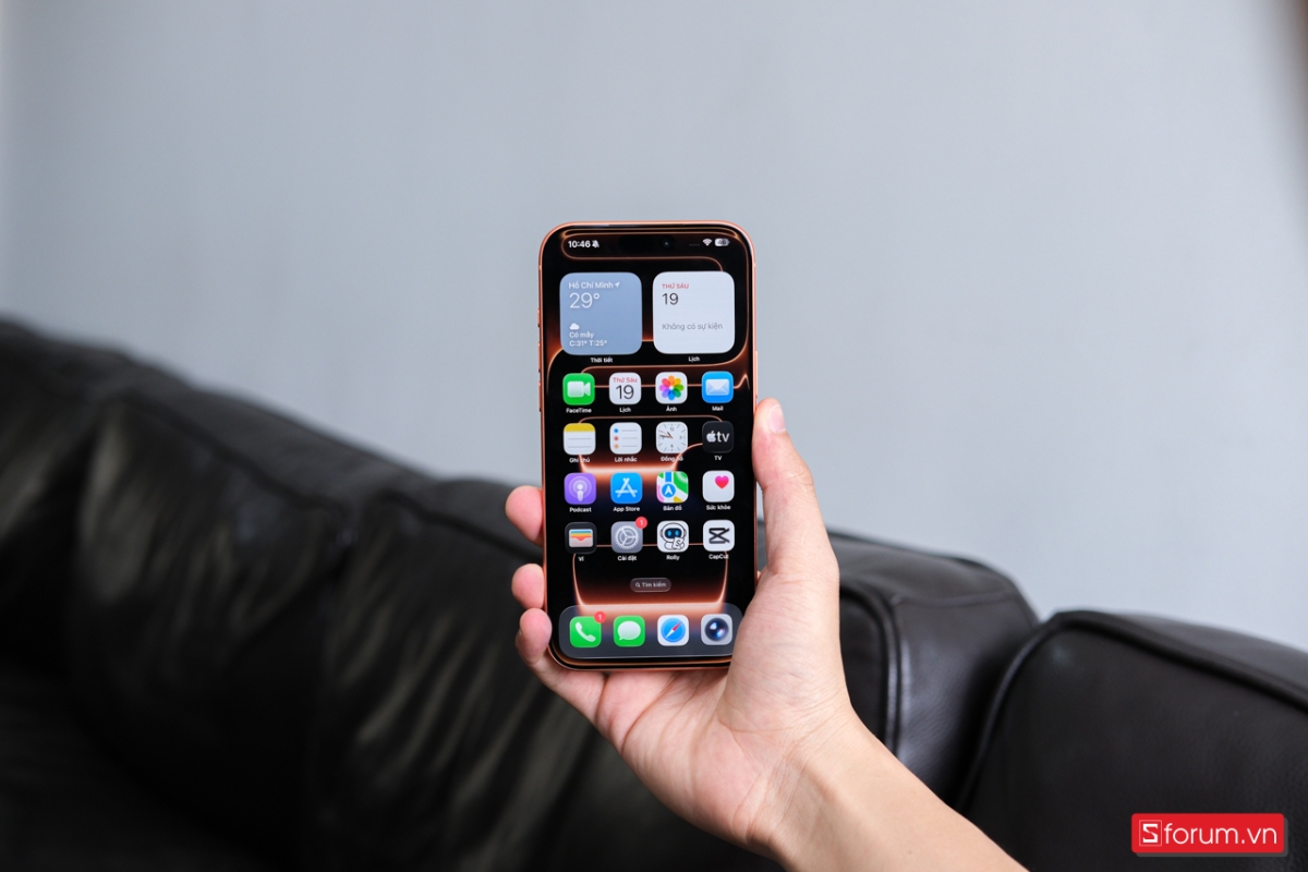 iOS 26 góp phần trải nghiệm cực kì mượt mà trên iPhone 17 Pro Max