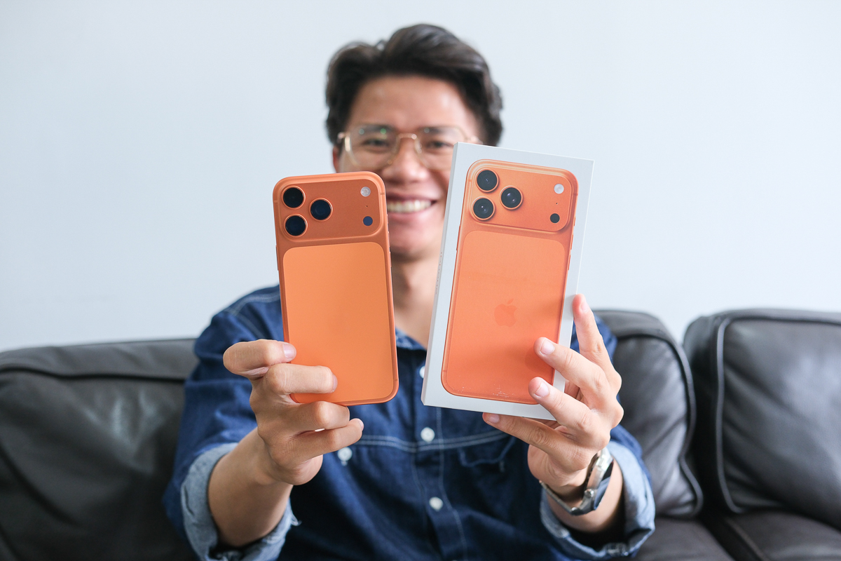 Mở hộp và trên tay iPhone 17 Pro Max màu Cam Vũ Trụ: Đẹp thế này bảo sao "cháy hàng"!