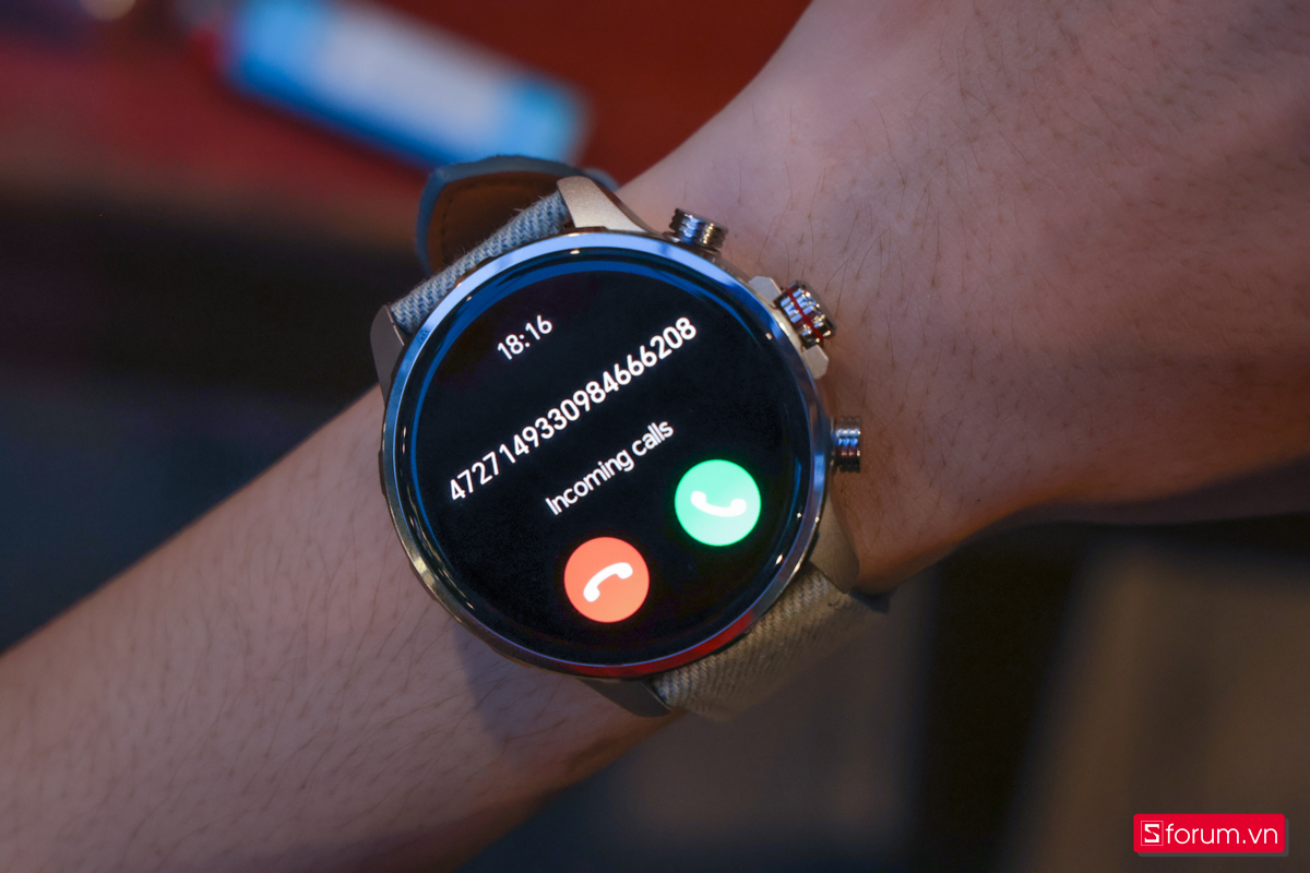 Kieslect Kr3 nhận cuộc gọi tốt nhưng khi gọi bằng messenger hoặc app khác thì không hiện tên