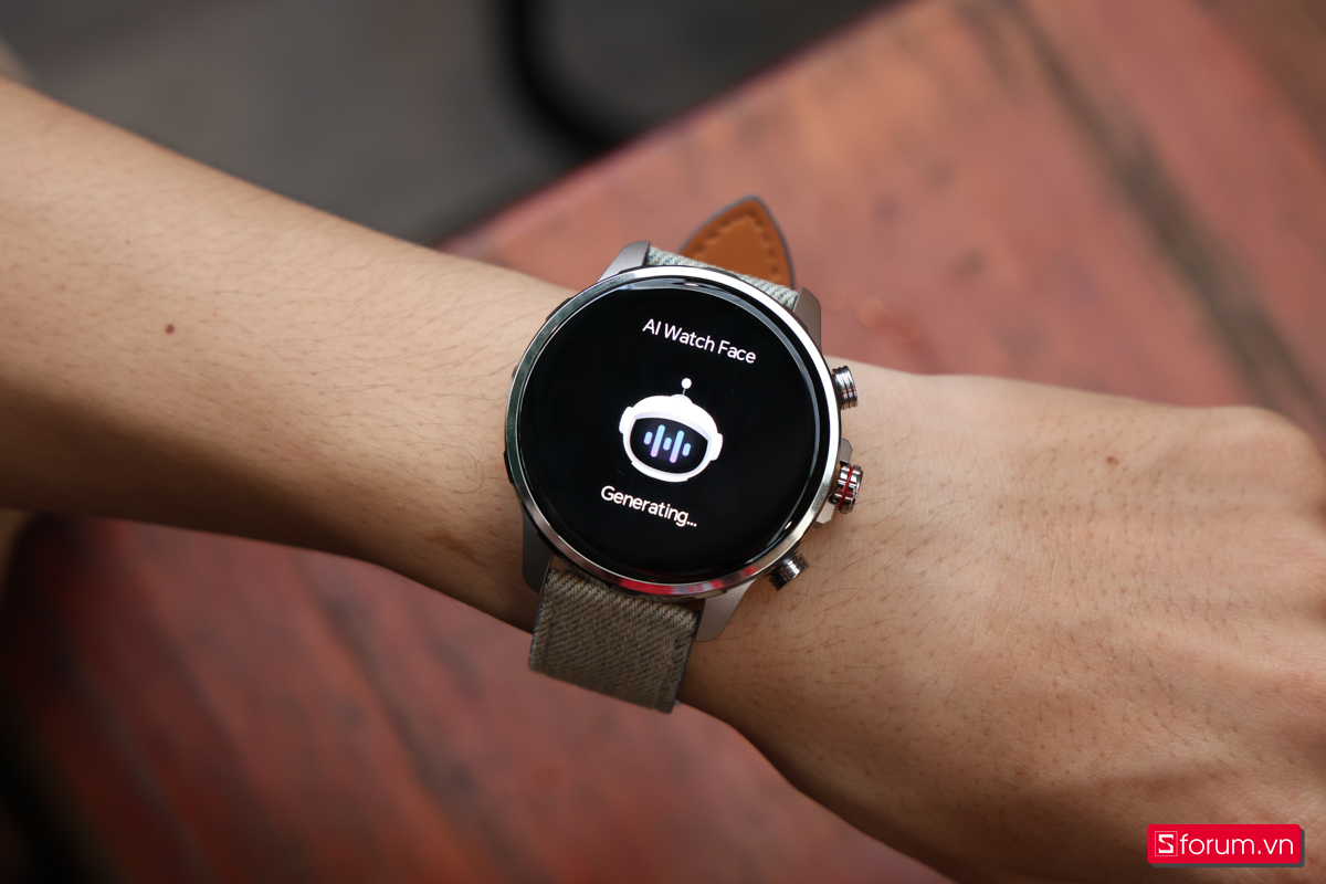 Trên tay Kieslect Kr3 sử dụng tính năng AI Watch Face