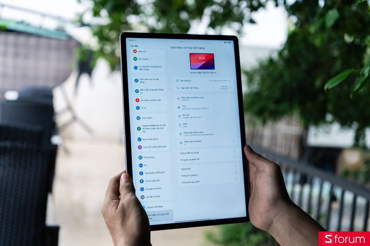 Lenovo Idea Tab Pro Gen 2 được chạy hệ điều hành Lenovo ZUI 18.0 trên nền Android 16, cho trải nghiệm rất mượt mà