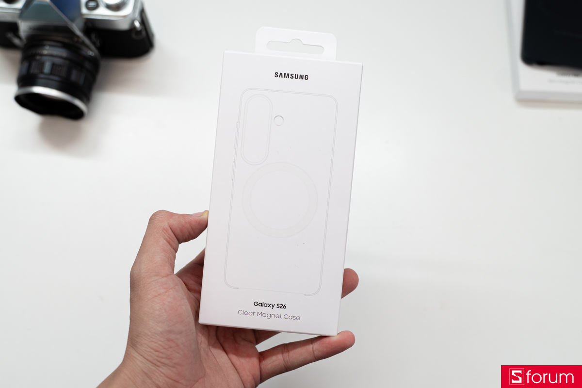 Clear Magnet Case cho Samsung Galaxy S26 