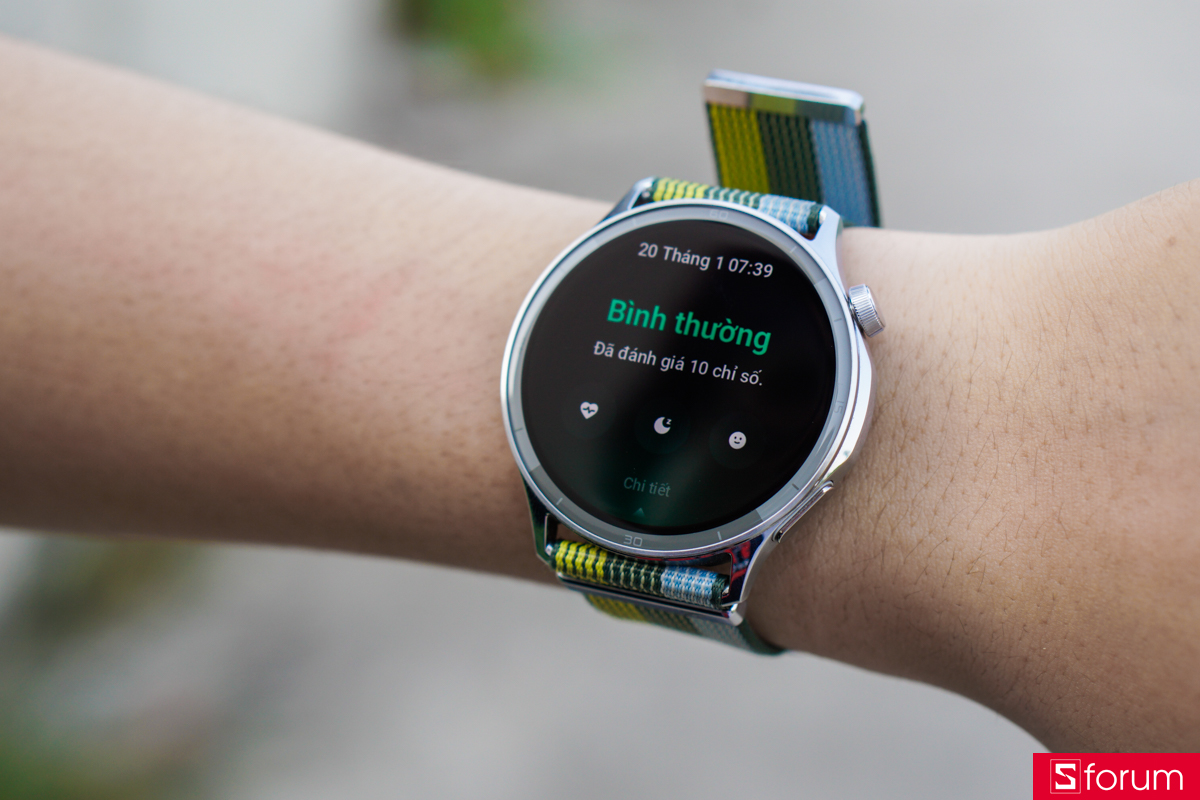 Kết quả đánh giá tổng quan sức khỏe trong 60 giây của OPPO Watch S