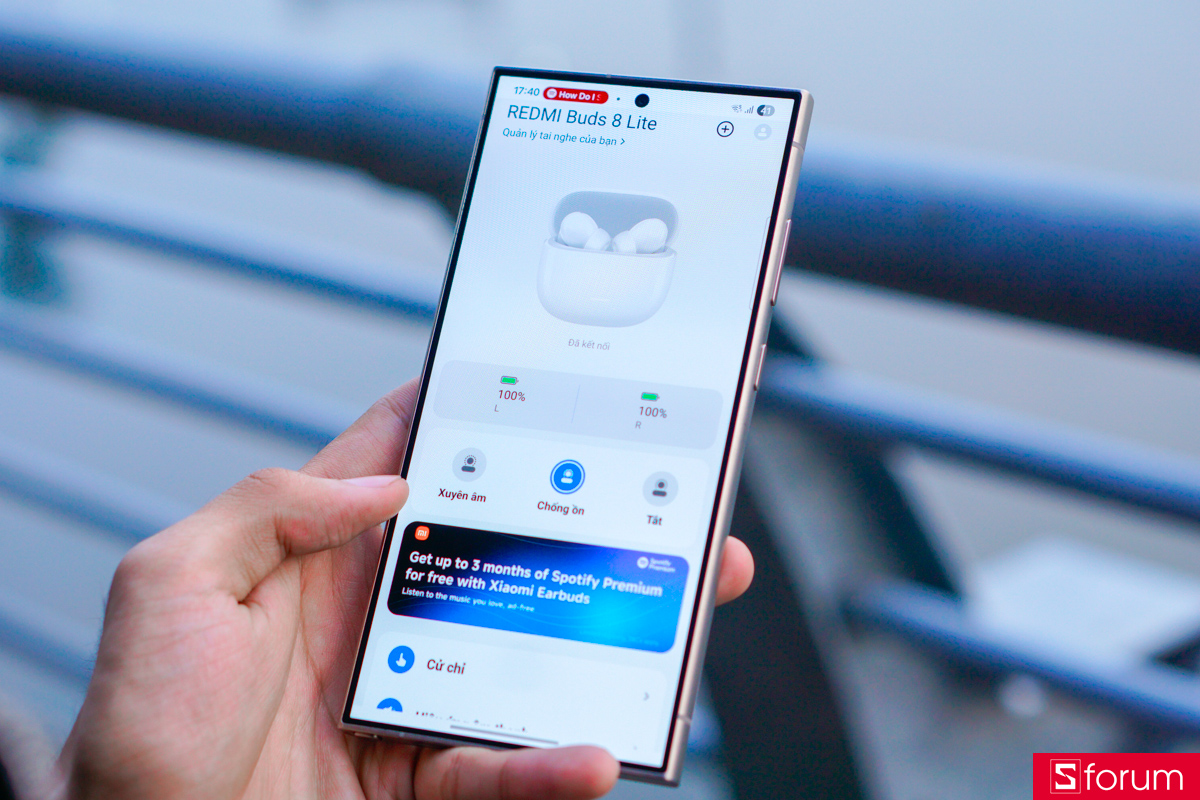 Kết nối Redmi Buds 8 Lite qua ứng dụng Xiaomi Earbuds