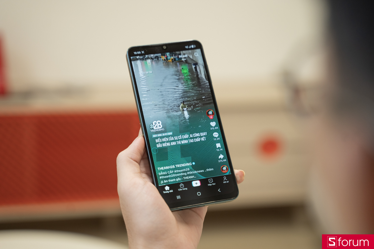 Màn hình và chất lượng hiển thị của Samsung Galaxy A08
