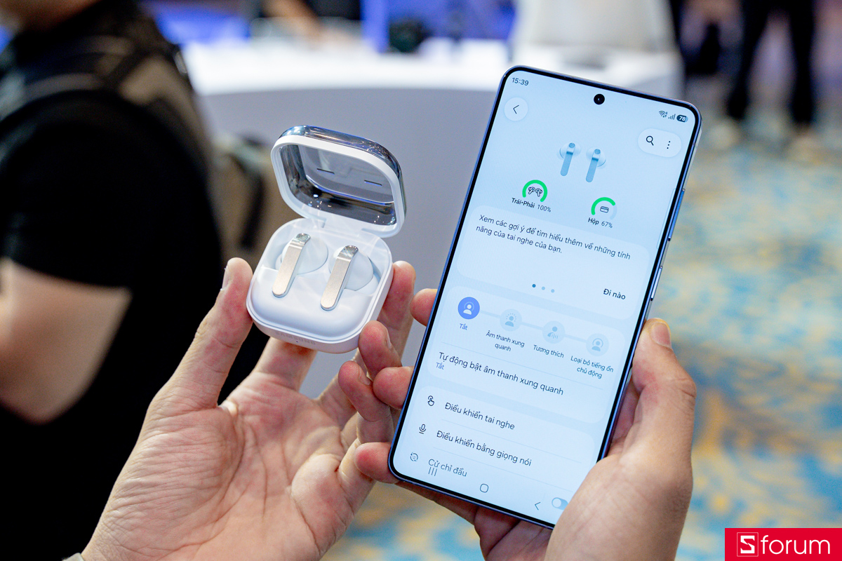 Một trong những nâng cấp đáng chú ý nhất trên Samsung Galaxy Buds 4 Pro chính là hệ thống chống ồn chủ động (ANC)