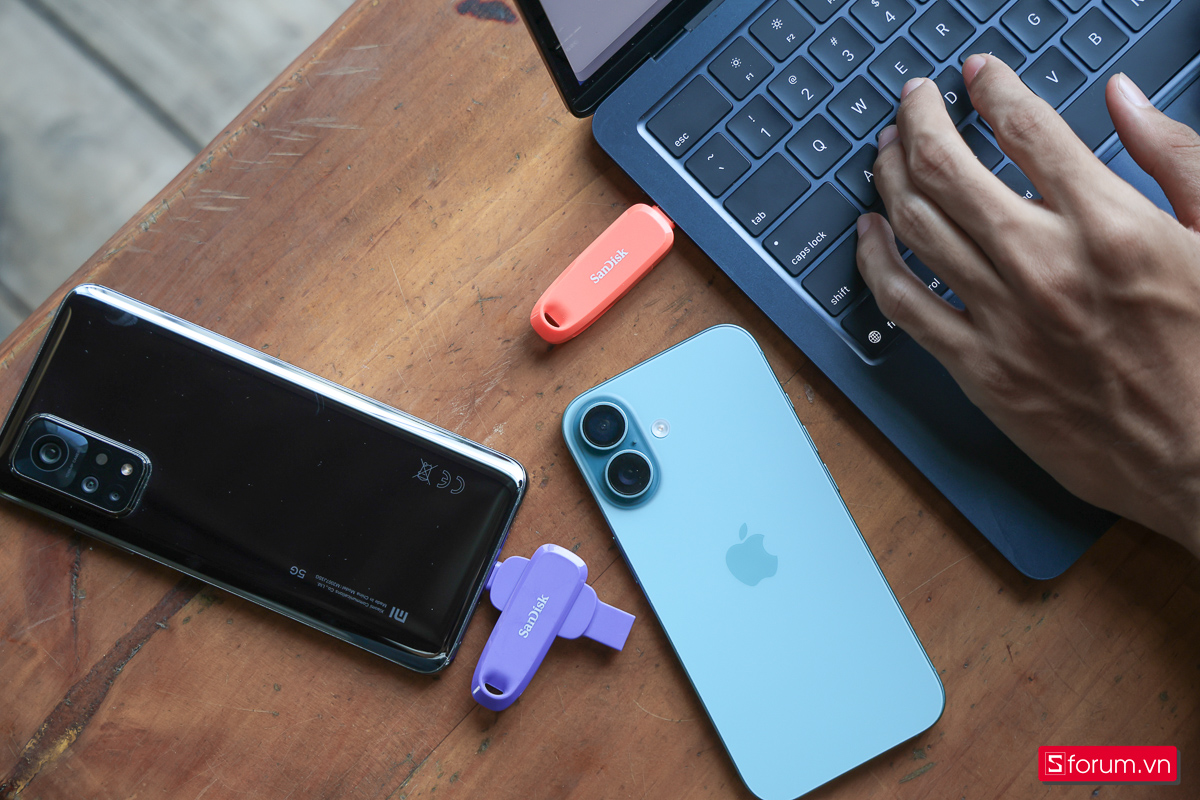 Sandisk Phone Drive USB 3.2 Gen 1 chỉ thích hợp cho các công việc như lưu, chép file cơ bản cũng như các file quay chụp ở độ phân giải FullHD và 2K 30FPS đổ xuống và định dạng H.265