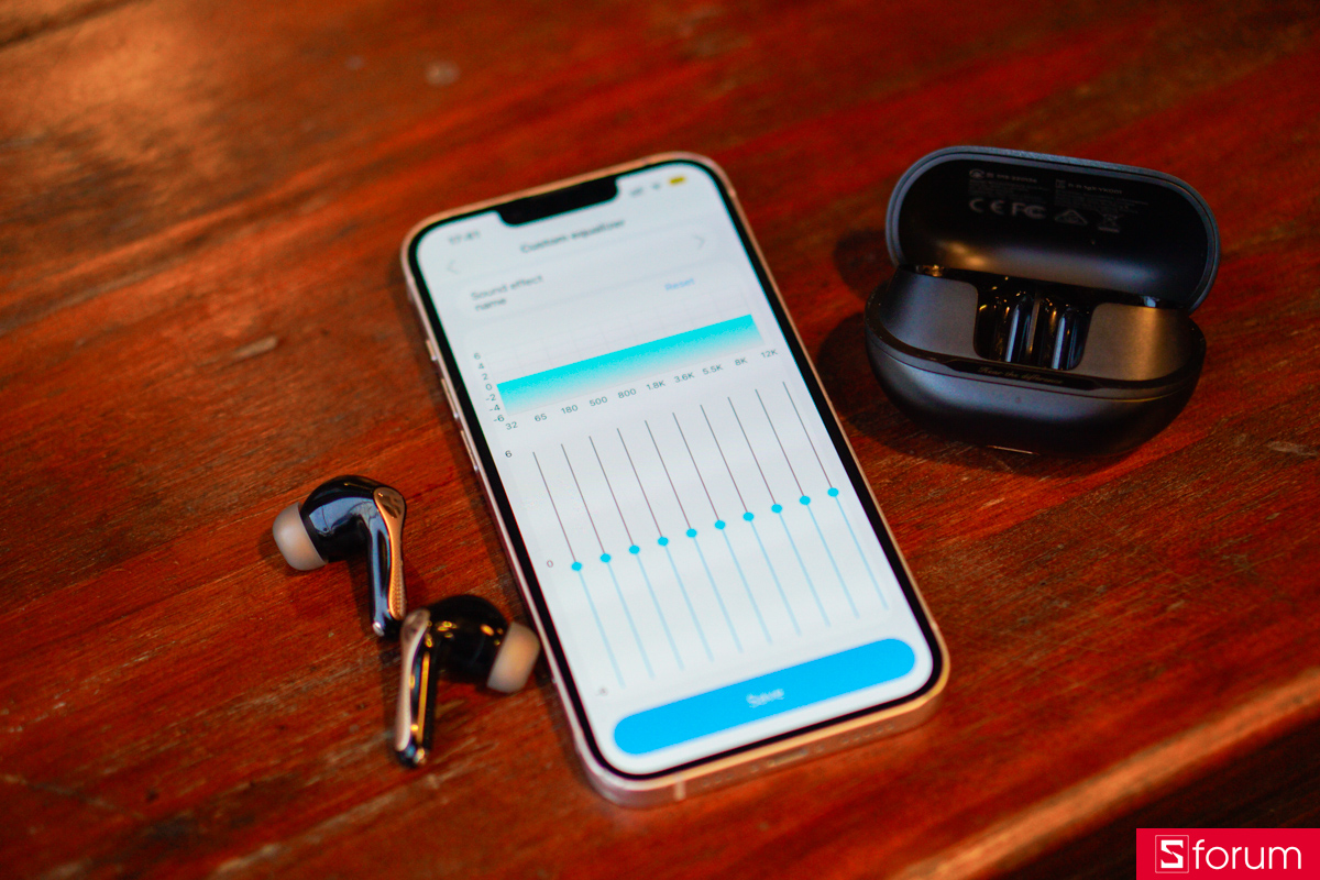 Điểm cộng lớn là SoundPEATS cho phép người dùng tùy chỉnh nhiều profile EQ khác nhau thông qua ứng dụng, từ đó dễ dàng điều chỉnh chất âm phù hợp với từng thể loại nhạc và gu nghe cá nhân