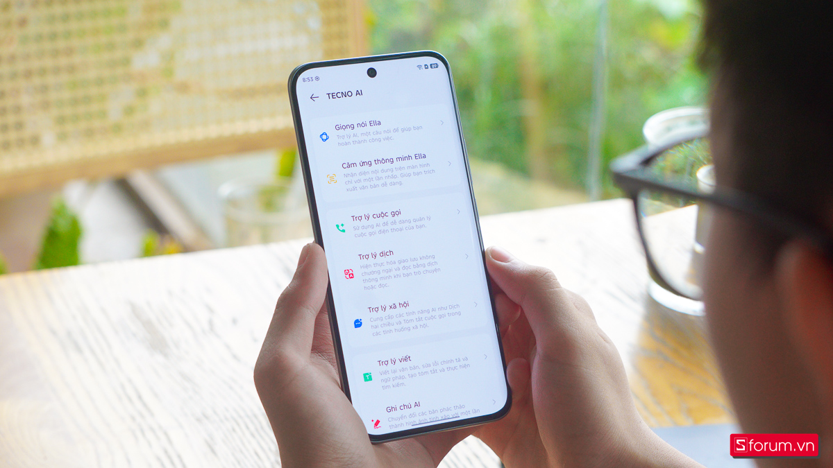 Hỗ trợ đầy đủ các tính năng AI trên Tecno Spark 40 Pro+