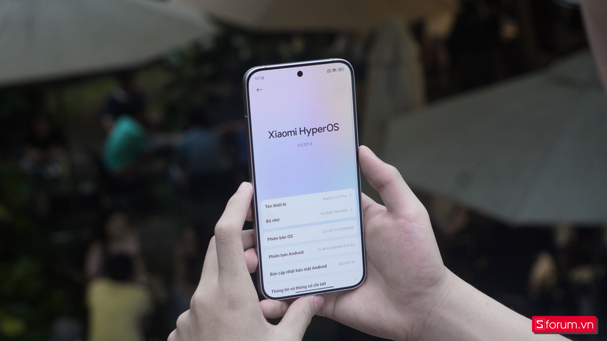 Xiaomi 15T Pro với giao diện HyperOS mới nhất cho trải nghiệm mượt mà