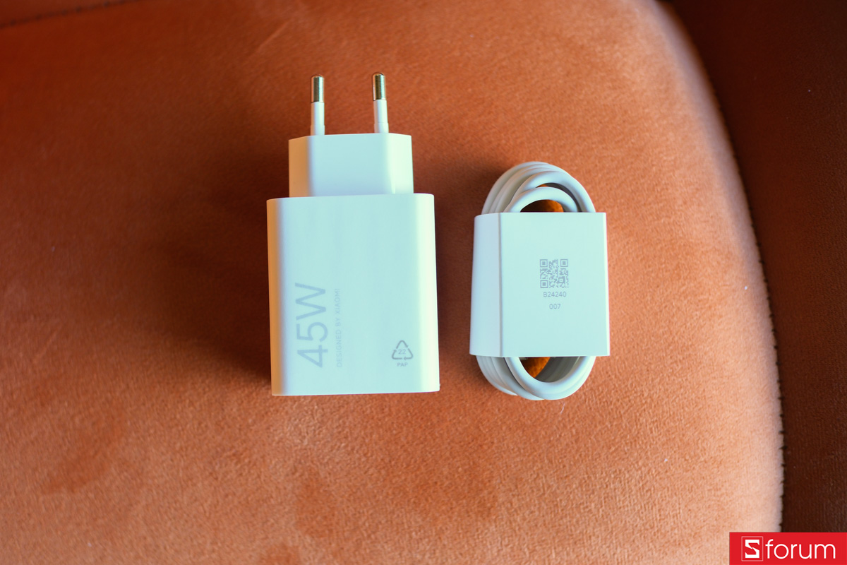 Bộ cáp sạc 45W của Xiaomi Pad 8