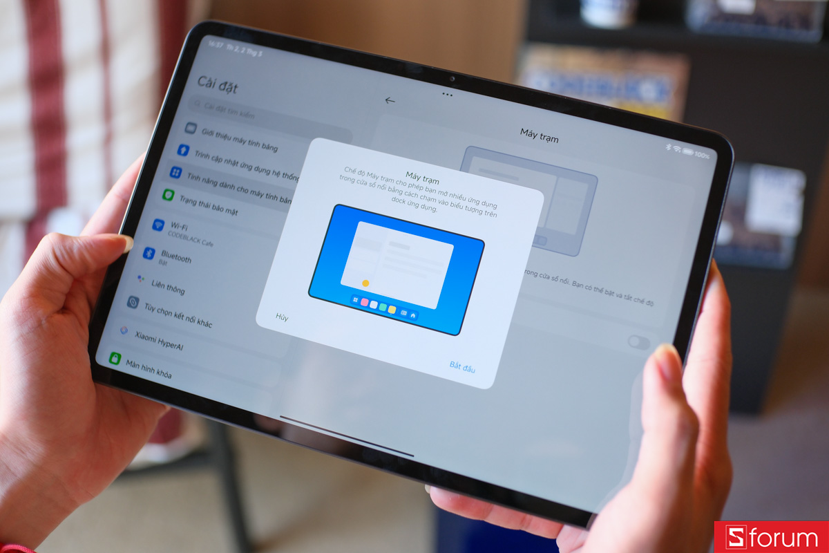 Xiaomi Pad 8 cũng hỗ trợ các tính năng về đa nhiệm, đa màn hình cực kì mượt, cho người dùng có thể sử dụng nhiều ứng dụng cùng lúc