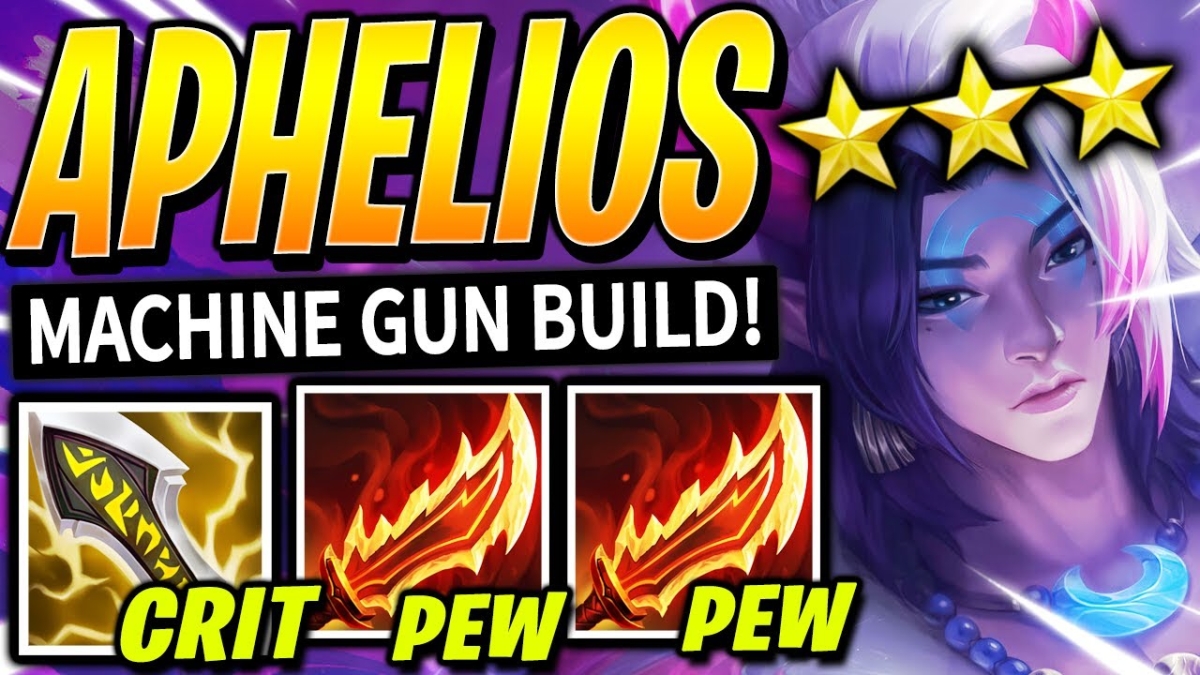 ĐTCL mùa 16: Bài đấu Aphelios chuyên dùng rỉa điểm leo rank