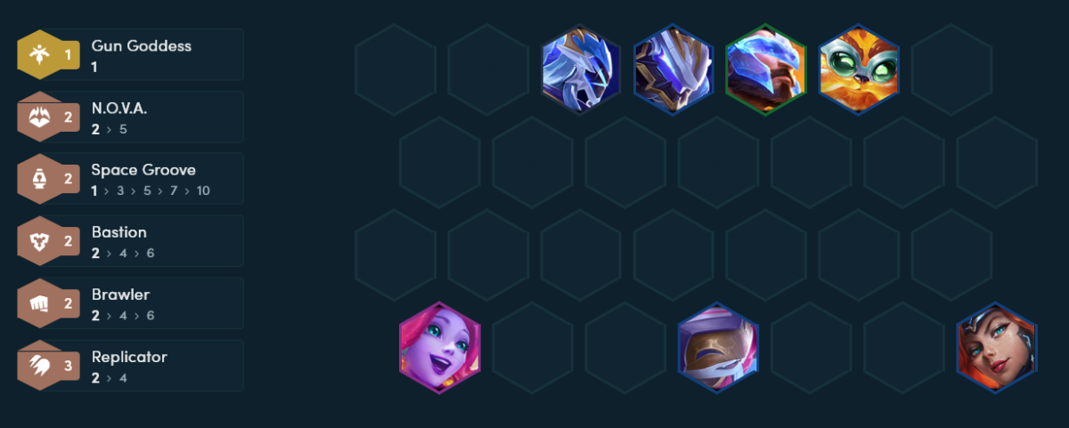 ĐTCL mùa 17: Bài đấu Miss Fortune Nhân Bản siêu rỉa điểm 17.6
