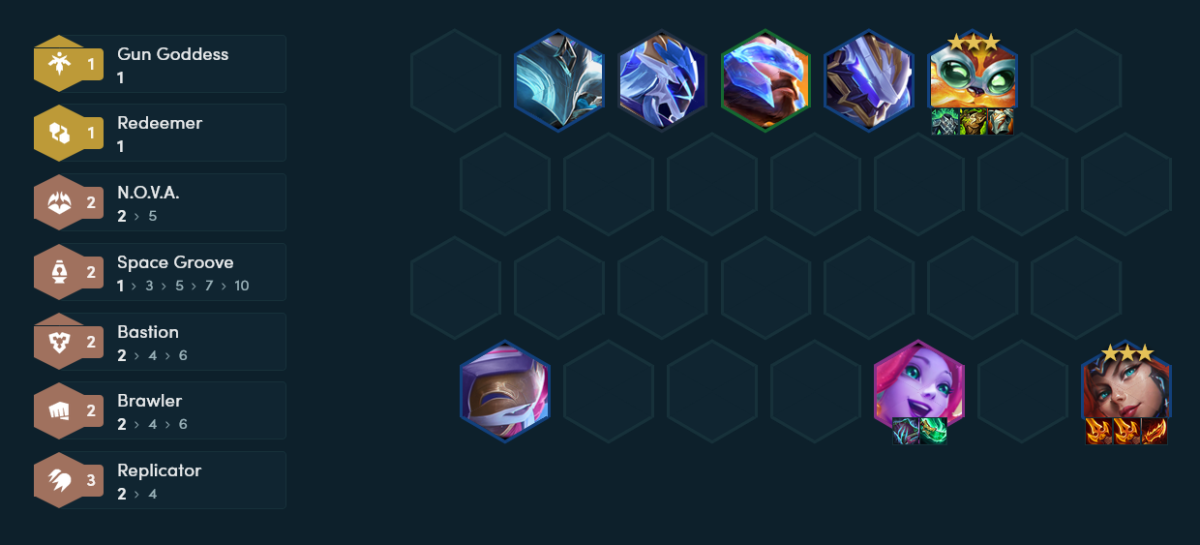 ĐTCL mùa 17: Bài đấu Miss Fortune Nhân Bản siêu rỉa điểm 17.6