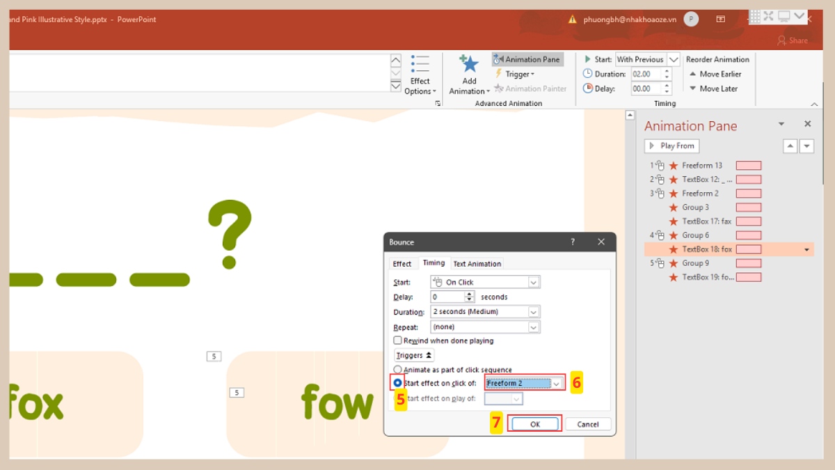 Cách dùng Trigger điều khiển hiệu ứng biến mất 3