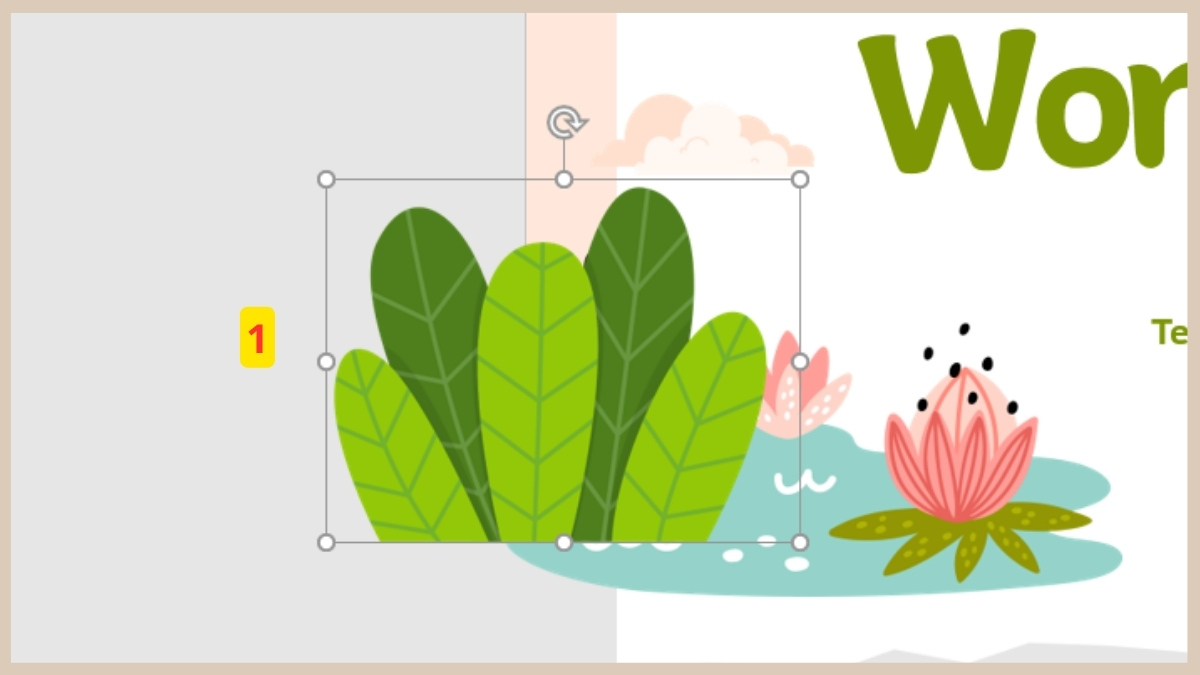 Cách tạo hiệu ứng biến mất trong PowerPoint Bước 1