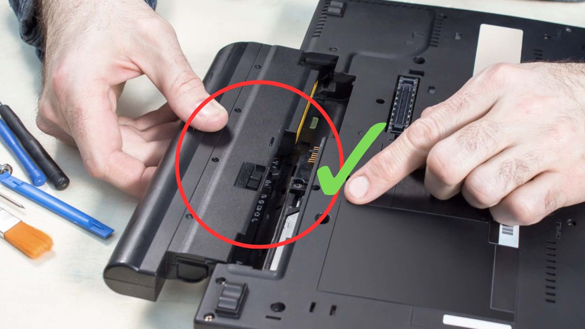 Cách khắc phục laptop Asus sạc không vào pin 3