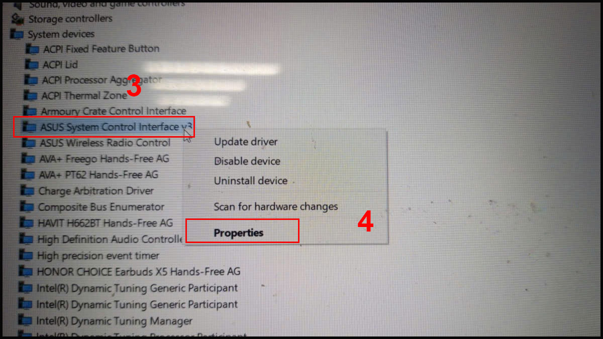 Cách kiểm tra phiên bản ASUS System Control Interface đang dùng Bước 3