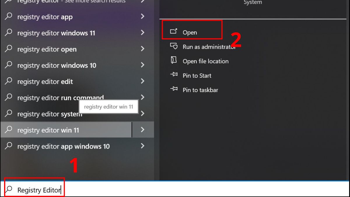 Kiểm tra Registry sửa lỗi máy tính không nhận đủ RAM Bước 1