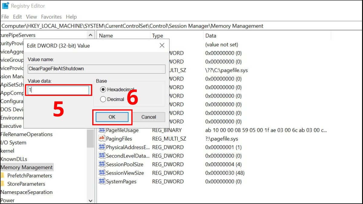 Kiểm tra Registry sửa lỗi máy tính không nhận đủ RAM Bước 4