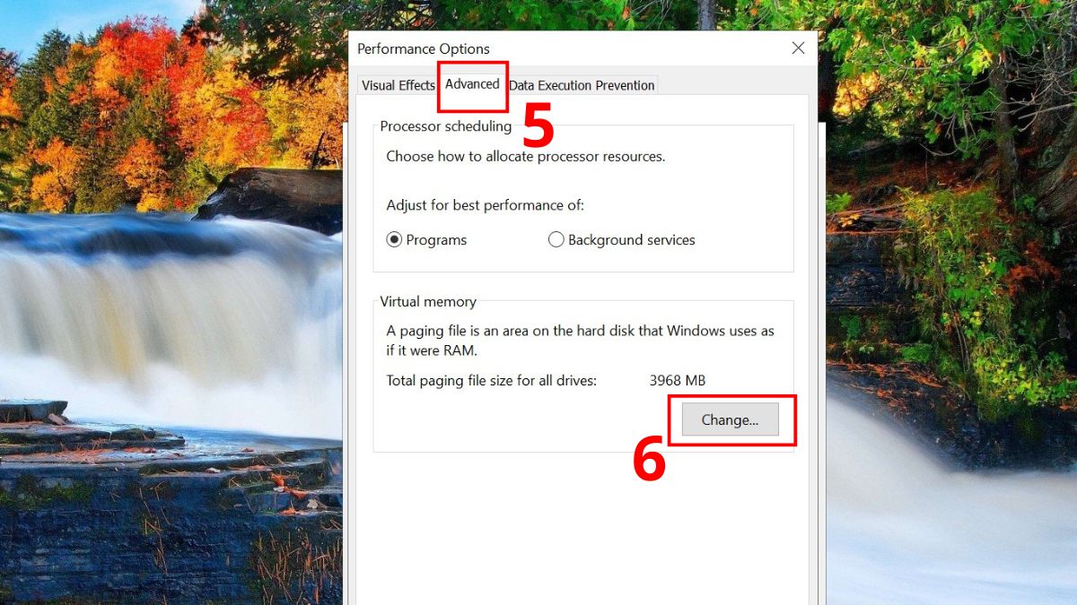 Tắt Ram ảo sửa lỗi máy tính không nhận đủ RAM Bước 3