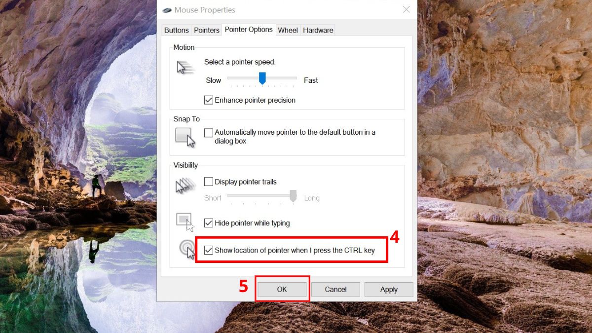 Mất con trỏ chuột trên màn hình laptop Asus: Sử dụng cửa sổ Run Bước 3