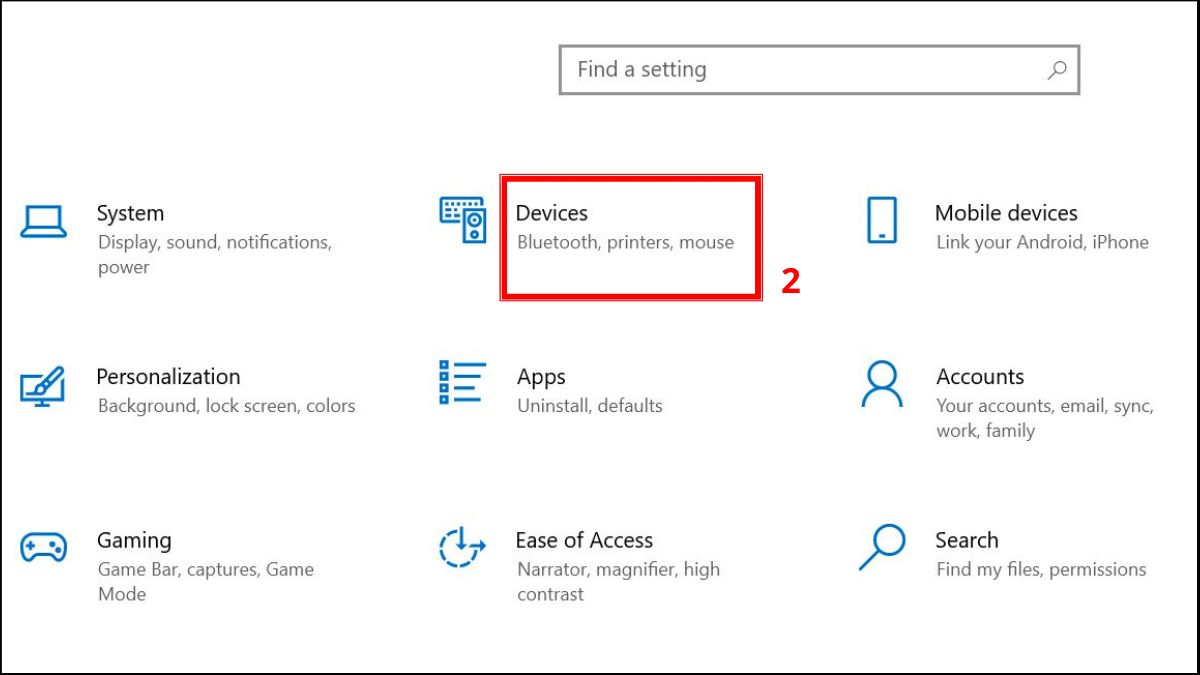 Mất con trỏ chuột trên màn hình laptop Asus: Kích hoạt lại Touchpad Bước 2