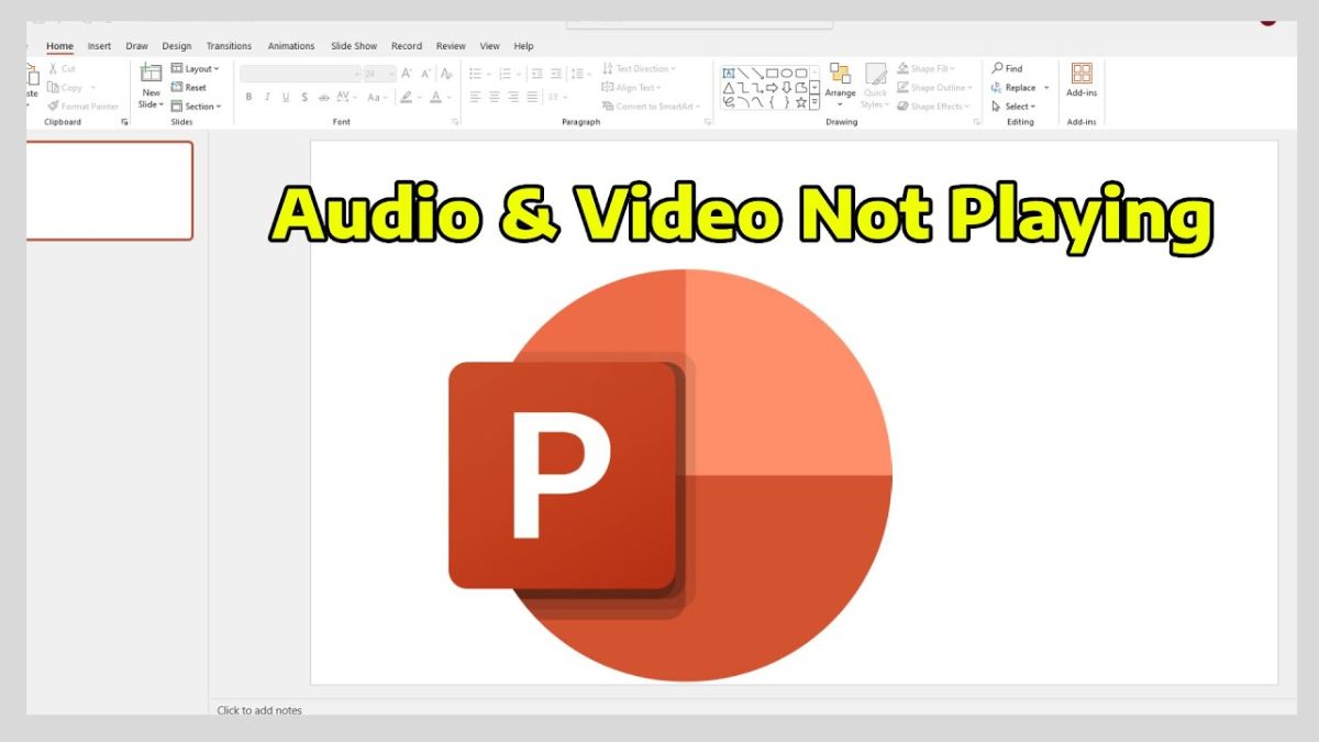 Lỗi tại sao video trong powerpoint không chạy