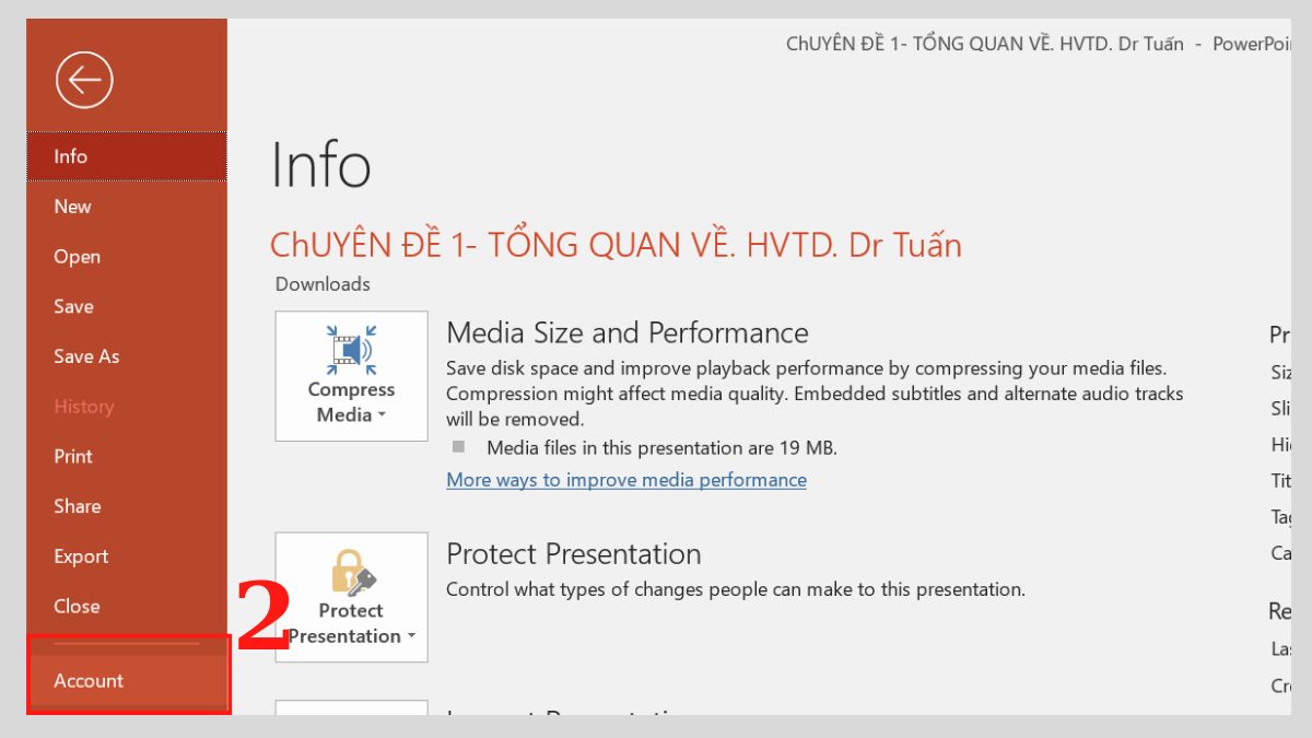 Khắc phục lỗi video không chạy trong PowerPoint 5 - Bước 2