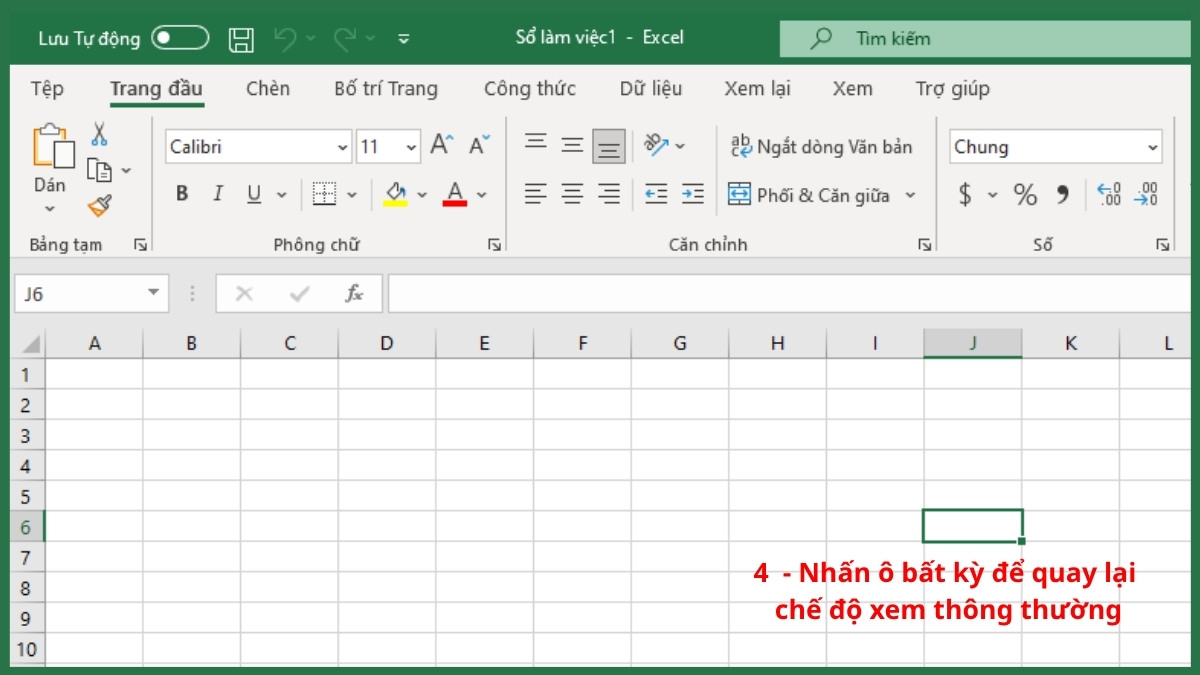 Xóa bỏ chữ Page trong Excel khi in từ Header và Footer Bước 3