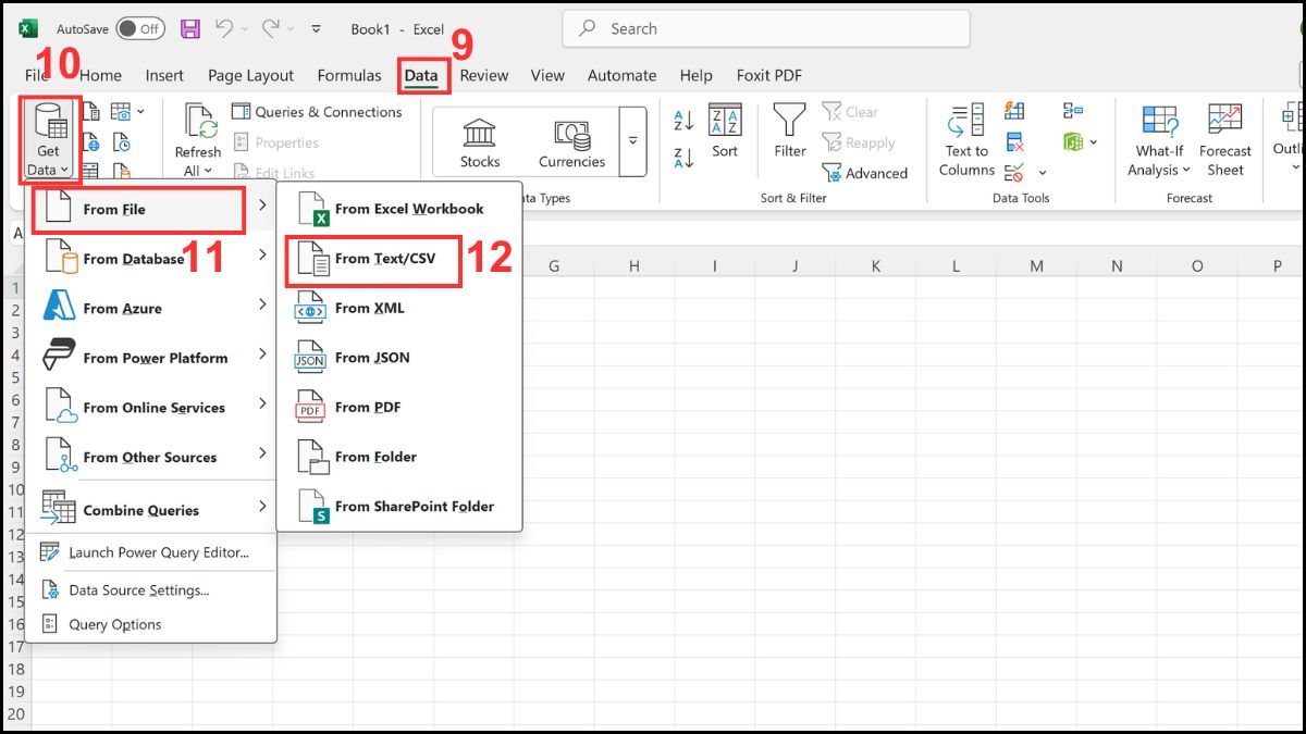 Chuyển file VCF sang Excel dùng Google Contacts Bước 3