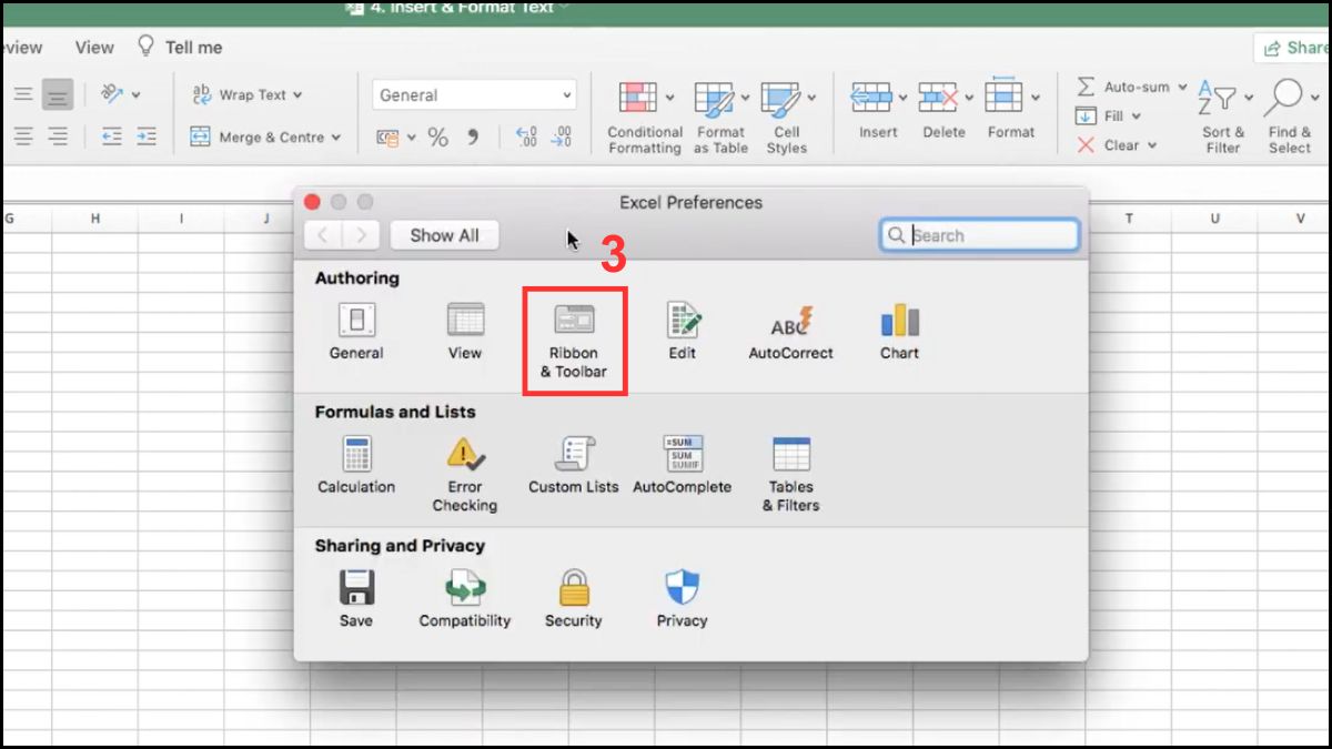 Cách mở Developer trong Excel MacOS bước 2