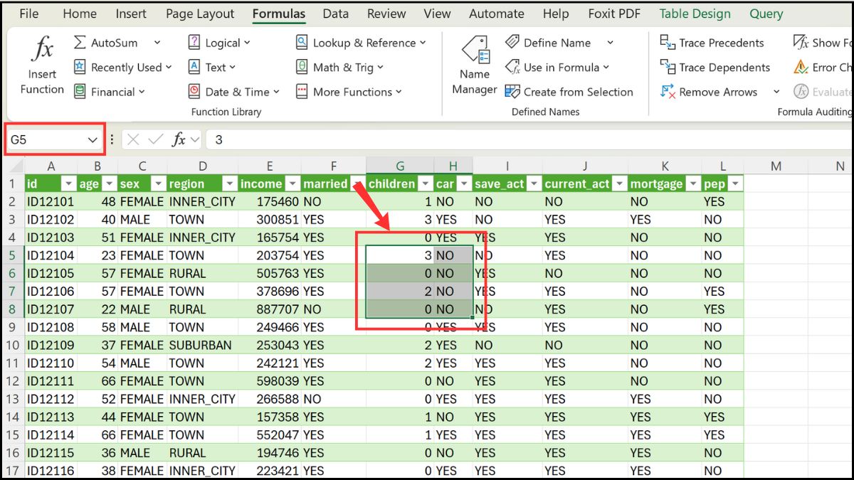 Cách sử dụng Name Box trong Excel: Xem địa chỉ ô đang chọn