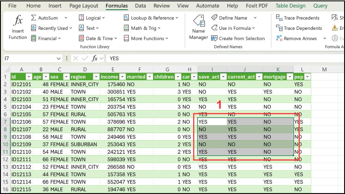 Cách sử dụng Name Box trong Excel: Đặt tên Bước 1