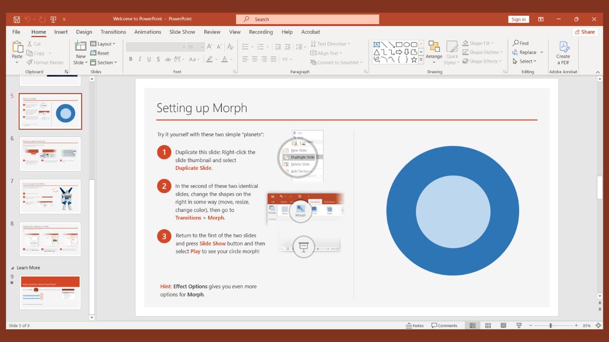 Tại sao không group được trong PowerPoint: Cách khắc phục 1