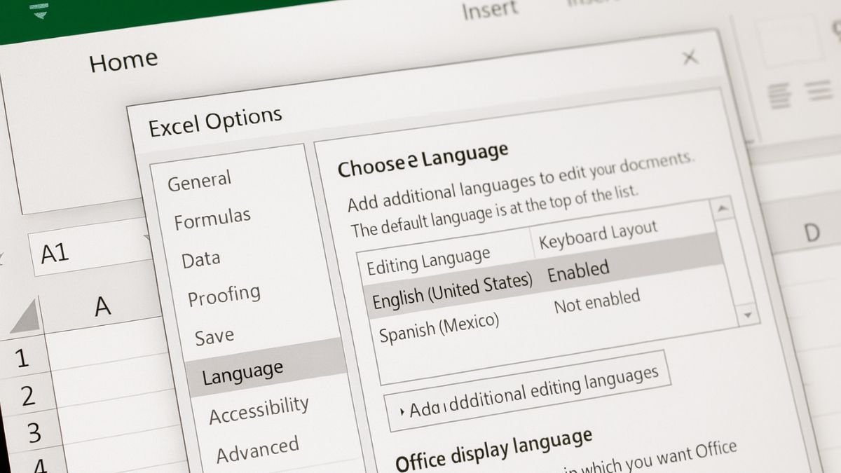 Vì sao nên thay đổi ngôn ngữ trong Excel?