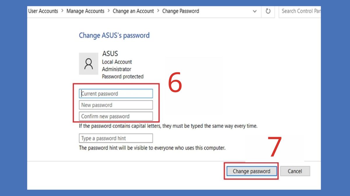 Truy cập tài khoản Administrator khác trên laptop Asus Bước 5