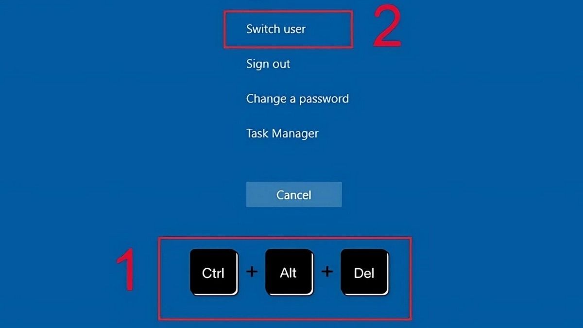 Truy cập tài khoản Administrator khác trên laptop Asus Bước 1