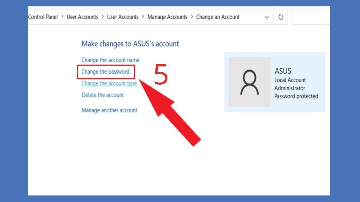Truy cập tài khoản Administrator khác trên laptop Asus Bước 4