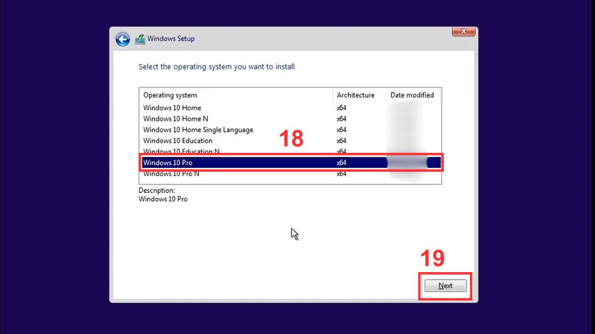 Cài Win tại nhà bằng USB boot bước 3e