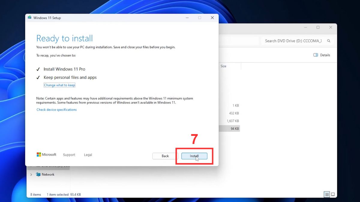 Cài Win tại nhà bằng file ISO trên ổ đĩa ảo bước 3b
