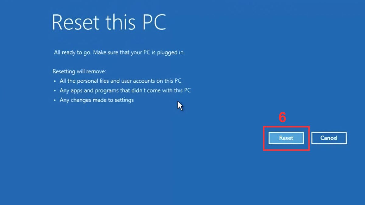 Cài Win tại nhà từ phân vùng Recovery Bước 4b
