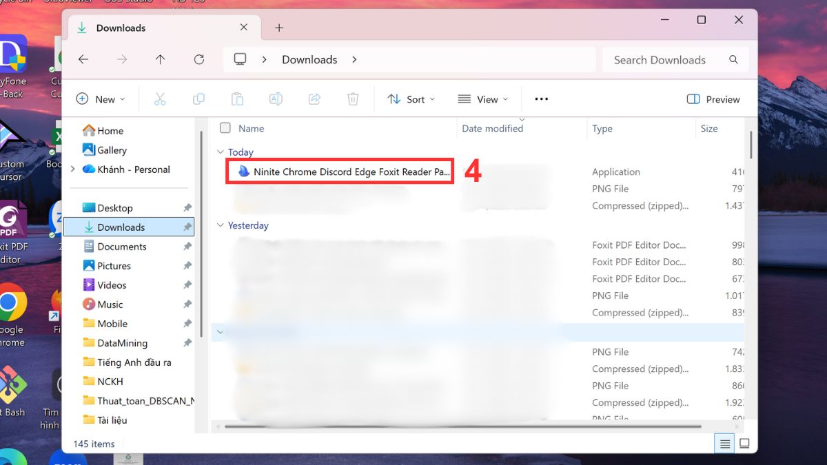 Hướng dẫn cài đặt phần mềm sau khi cài Win tại nhà bước 3